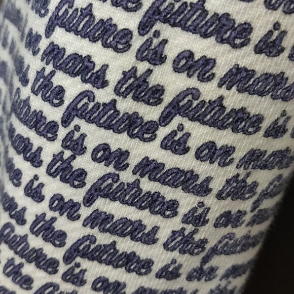 The Future Is On Mars Full Zip Sweatshirt Hoodie Hard To Find SIZE XL - Picture 6 of 8